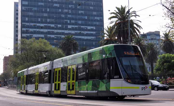 Yarra Trams Bombardier Flexity Swift Class E 6001